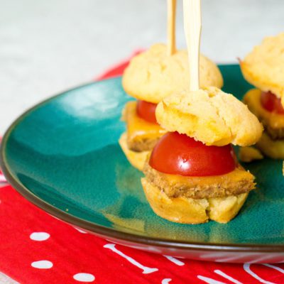 Mini Mais Muffin Burgers - Kidshoekje.nl