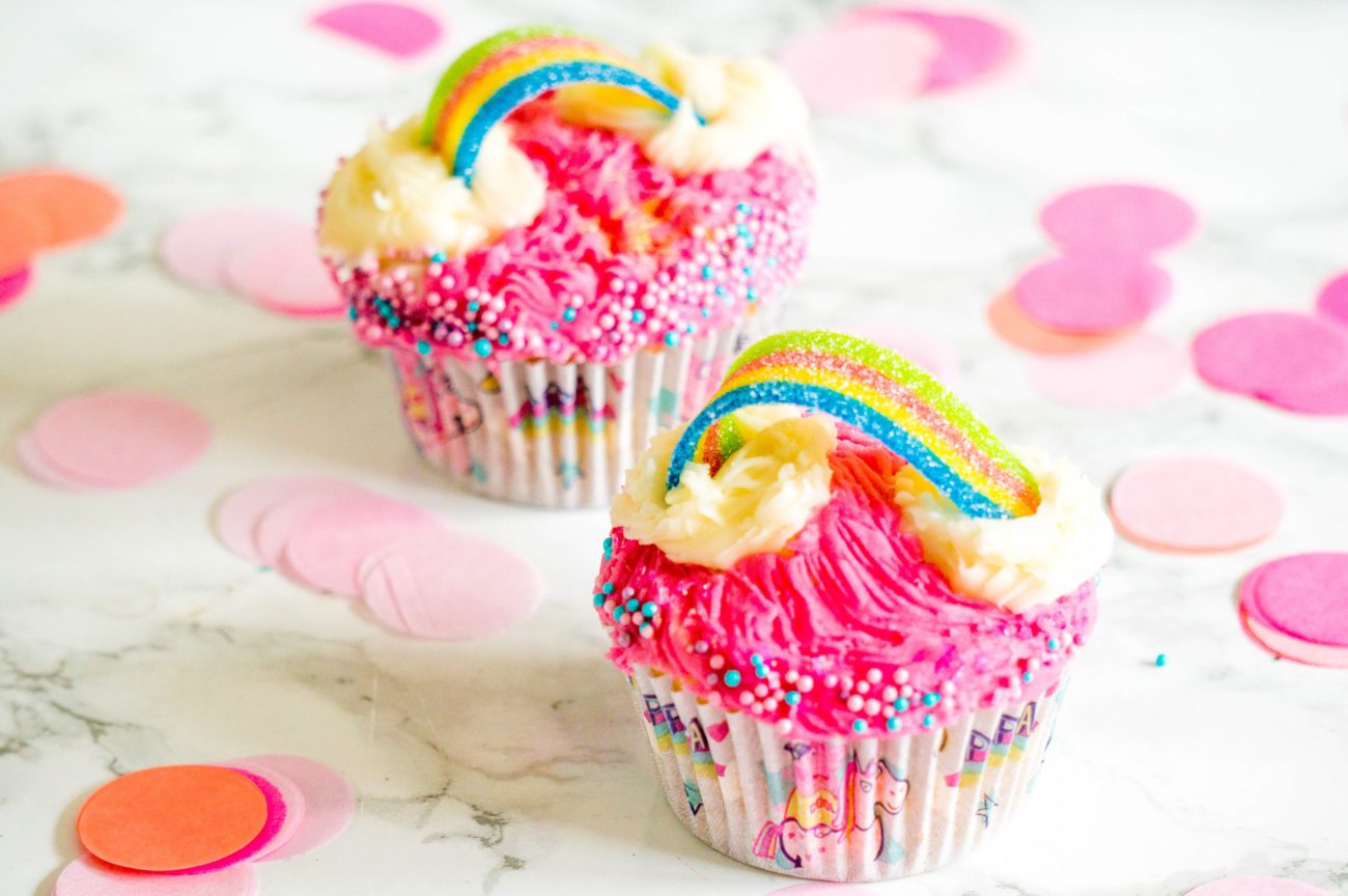 Regenboog Cupcakes