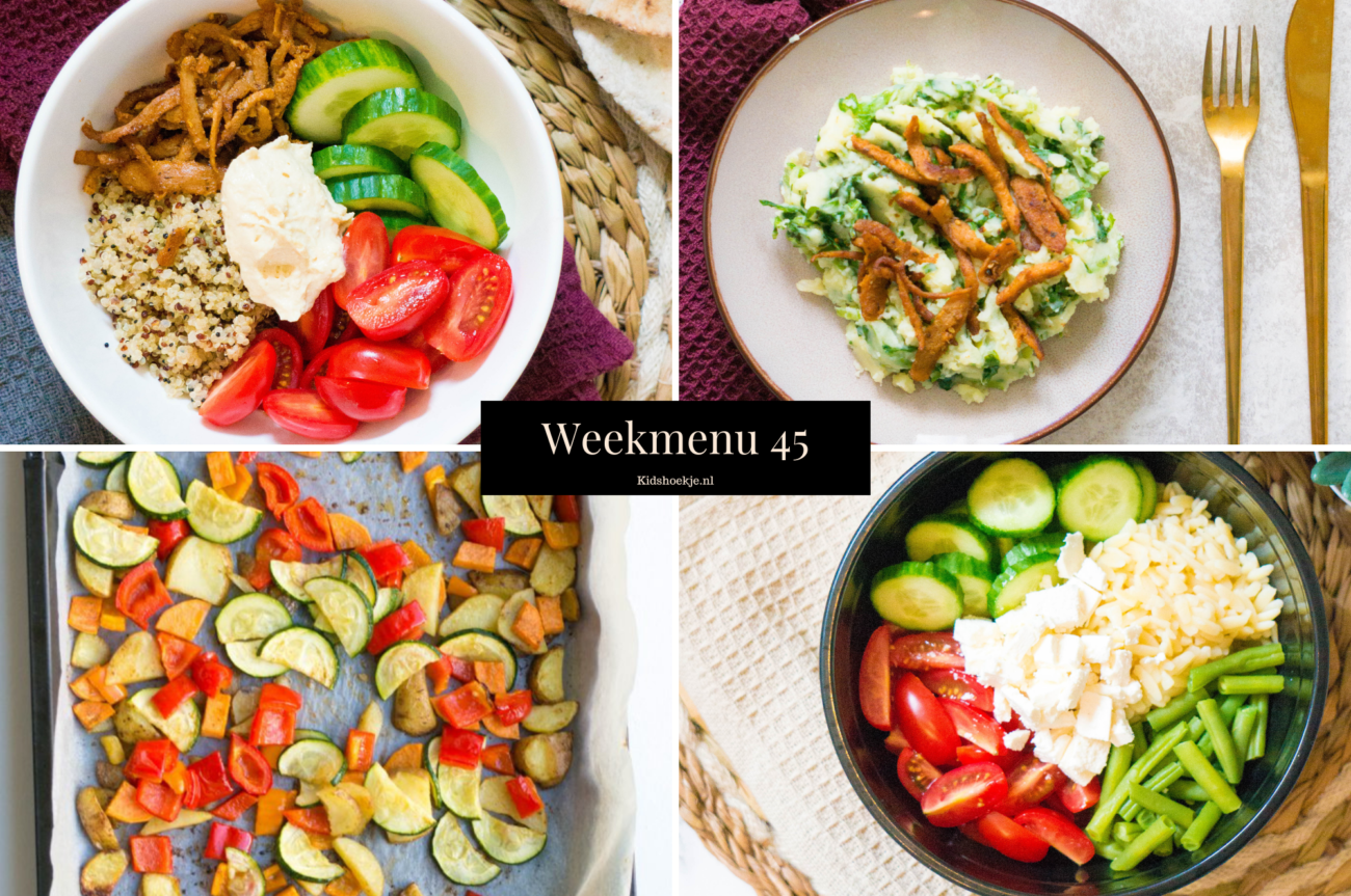 Weekmenu 45 Kidshoekje