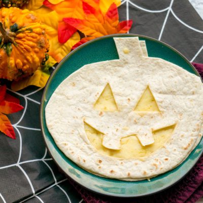 Jack-o-lantern Quesadilla Halloween Recept - Kidshoekje.nl