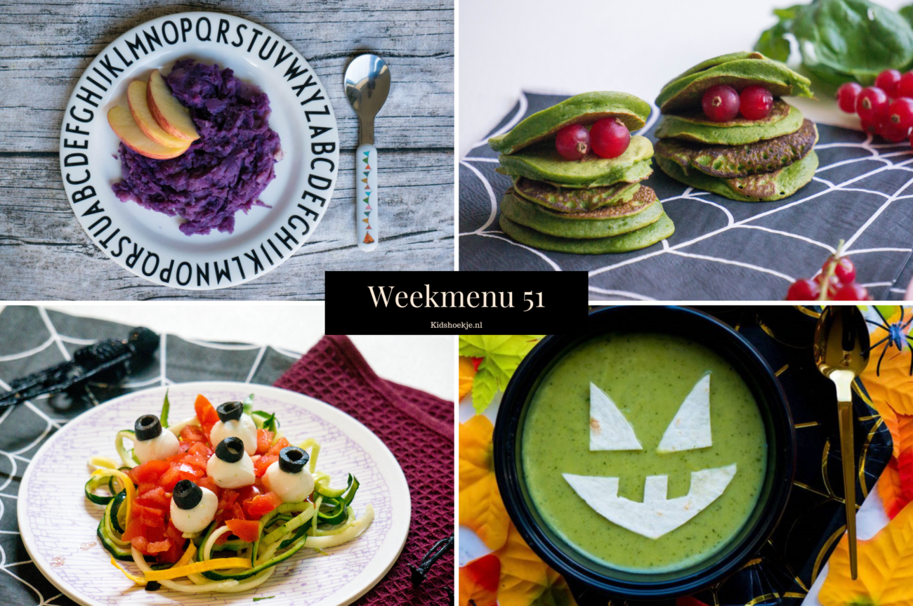 Weekmenu 51 Kidshoekje
