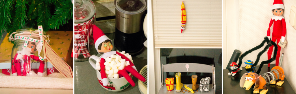 Elf on the Shelf 2020 - dag 1 tm 4 Kidshoekje.nl