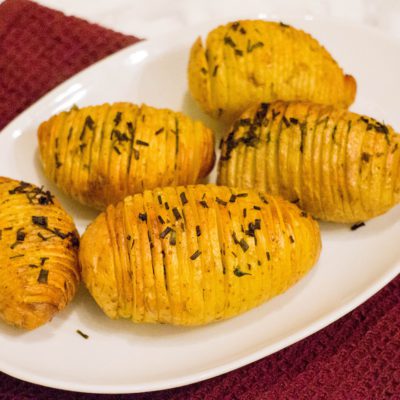 Hasselback Aardappelen uit de Airfryer - Kidshoekje.nl
