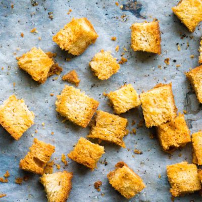 Knoflook Croutons - Kidshoekje.nl