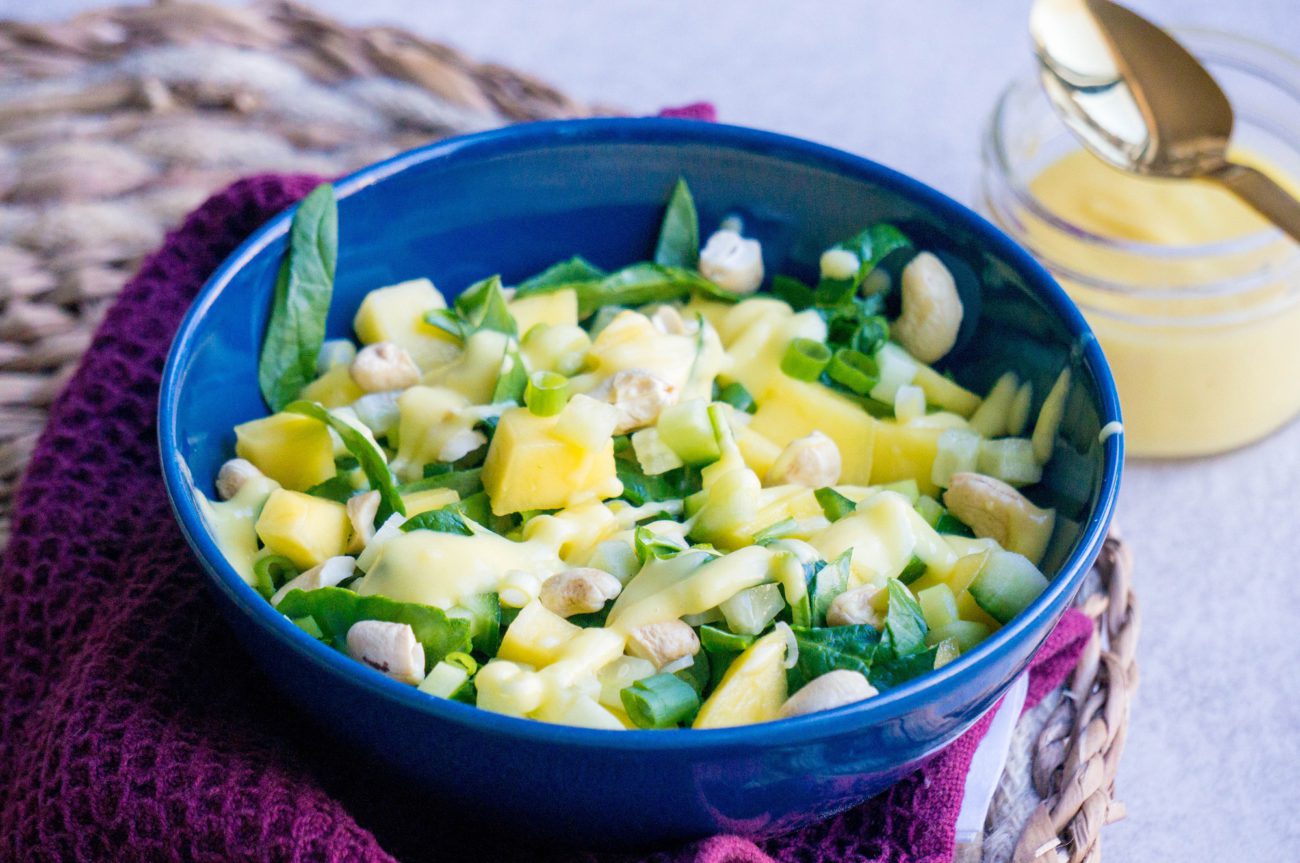 Mango Spinazie Salade