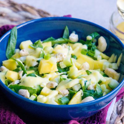 Mango Spinazie Salade - Kidshoekje.nl
