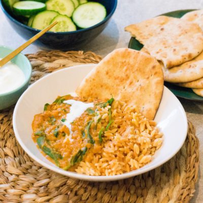 Instant Pot Linzen Spinazie Curry - Kidshoekje.nl