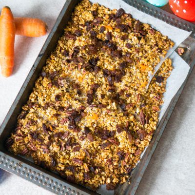 Worteltaart Granola - Kidshoekje.nl