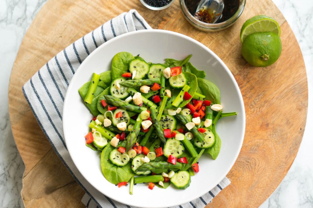 Aziatische Asperge Salade - Kidshoekje.nl