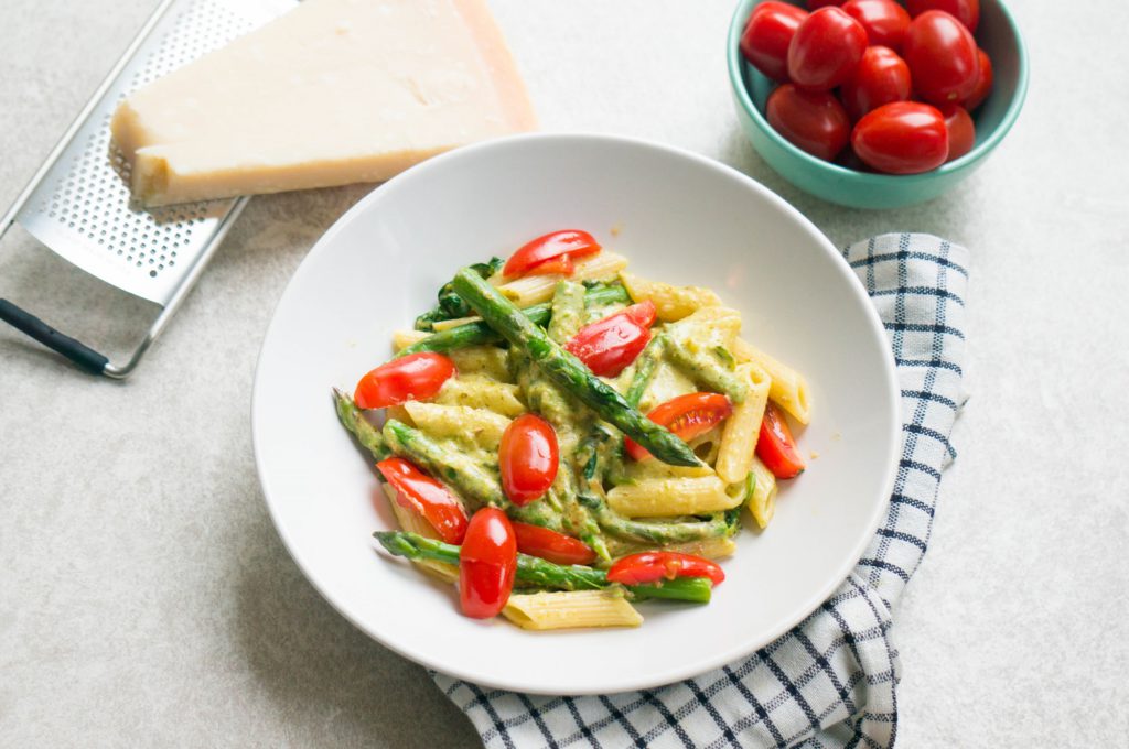 Pasta Pesto met Groene Asperges - Kidshoekje.nl