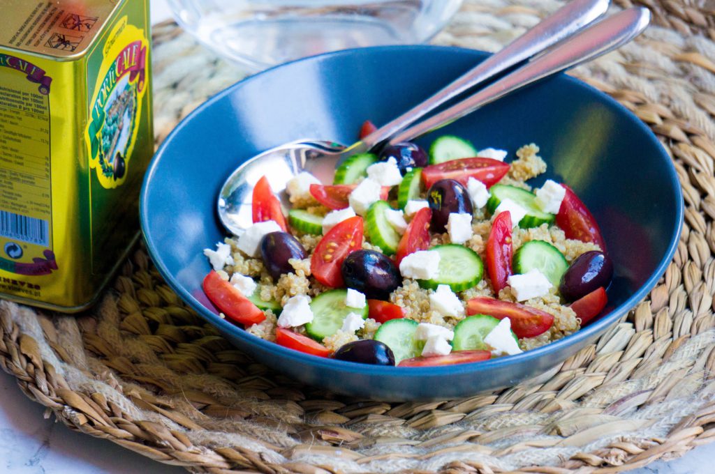 Griekse Quinoa Salade - Kidshoekje.nl
