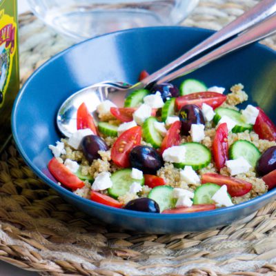 Griekse Quinoa Salade - Kidshoekje.nl