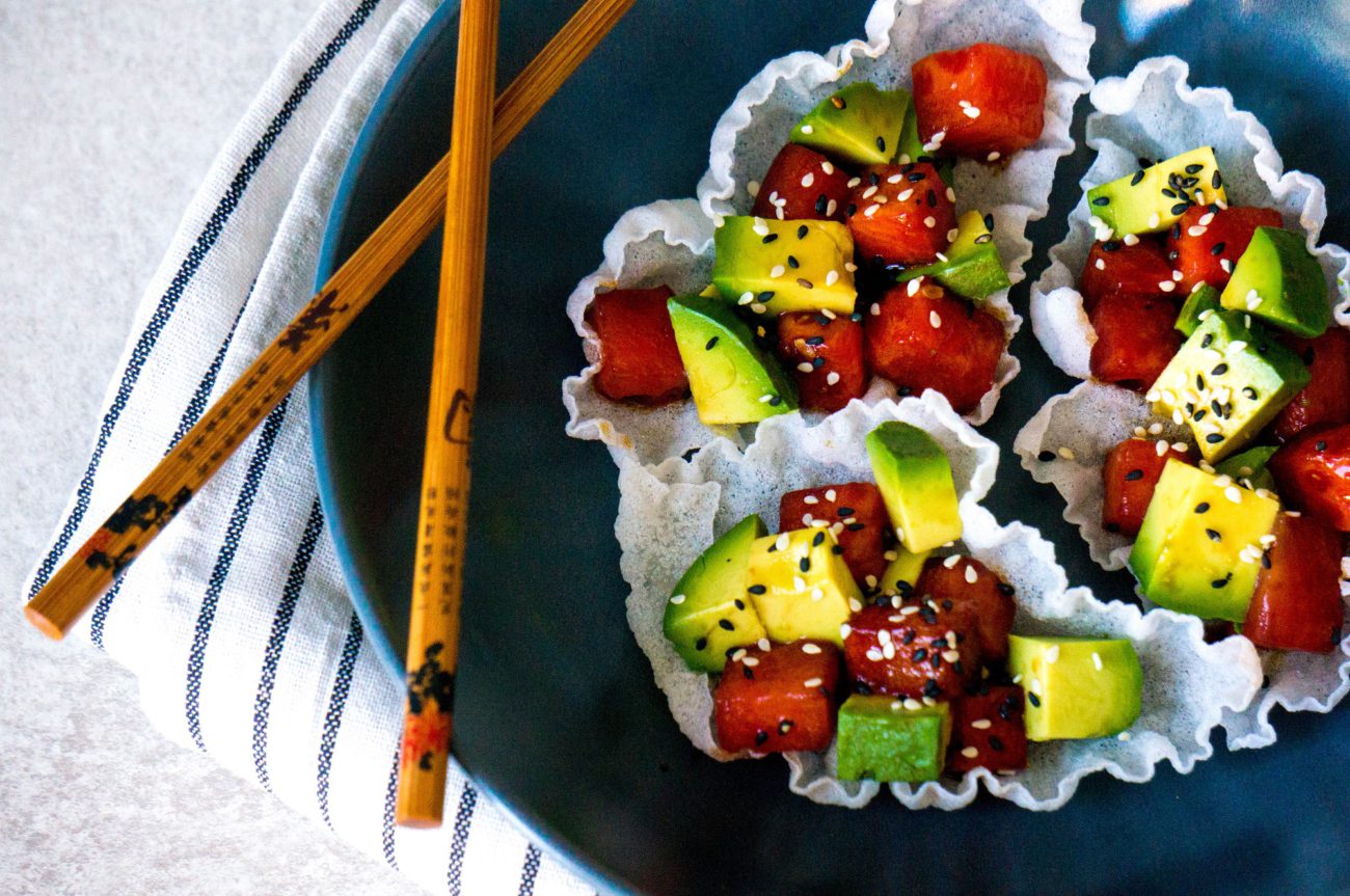 Vegan Watermeloen ‘Tonijn’