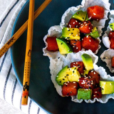 Vegan Watermeloen Tonijn - Kidshoekje.nl
