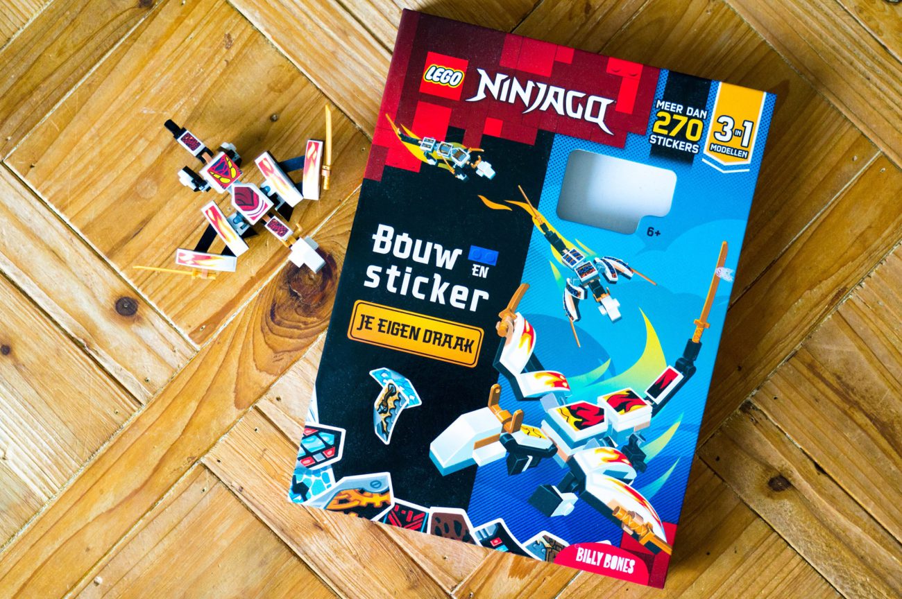 LEGO Bouw en Sticker je Eigen DRaak - Kidshoekje.nl