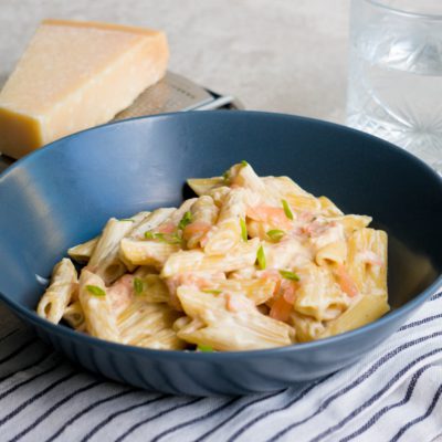 Zalm Alfredo Pasta - Kidshoekje.nl