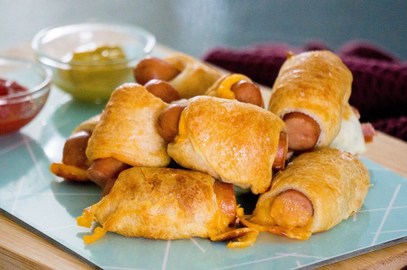 Cheddar Worstenbroodjes