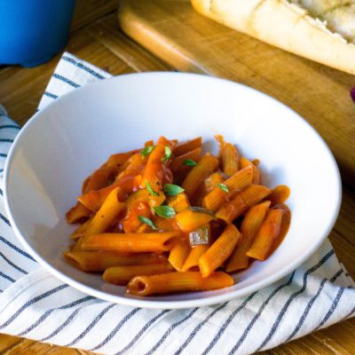 Recept Instant Pot Pasta met Romige Tomatensaus - Kidshoekje.nl