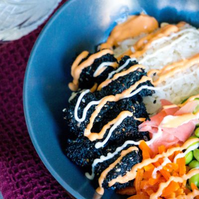 Sesam Zalm Sushi Bowl - Kidshoekje.nl