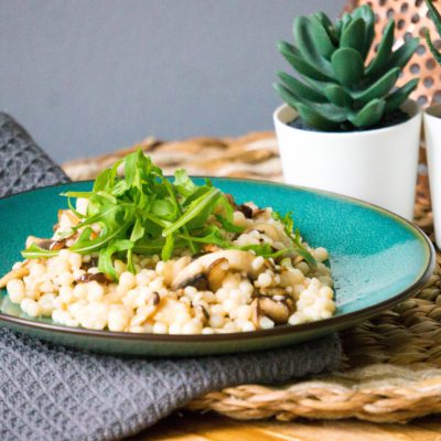 Parelcouscous met Paddenstoelen en Rucola - Kidshoekje.nl