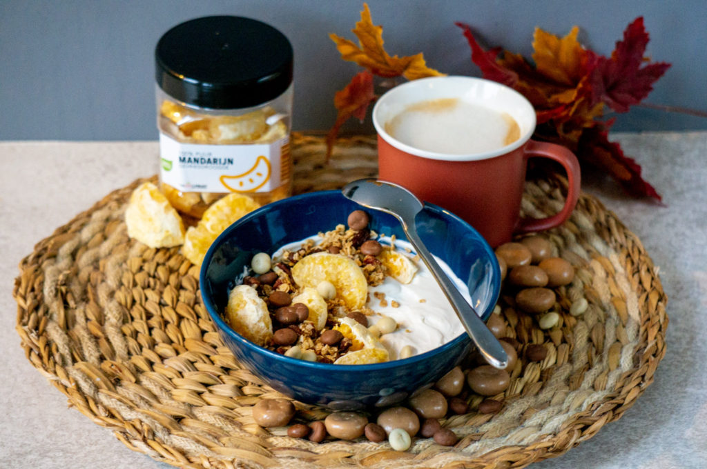 Gevriesdroogde Mandarijnen in Strooigoed Granola - Kidshoekje.nl