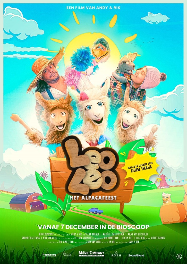 LeoLeo Het grote Alpcafeest Poster - Kidshoekje.nl