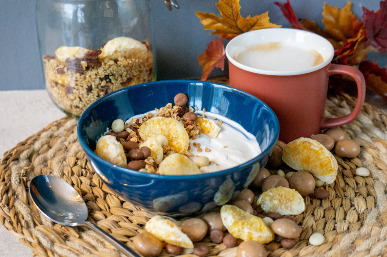 Strooigoed Granola met Gedroogde Mandarijnen