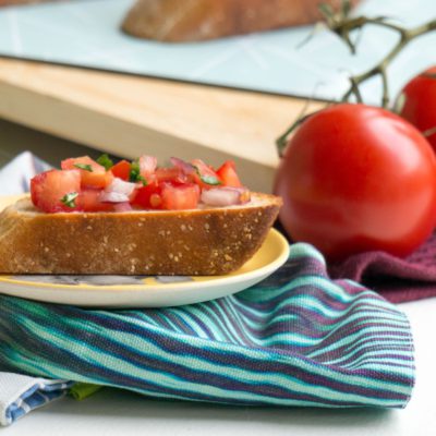 Tomaten Bruschetta - Kidshoekje.nl
