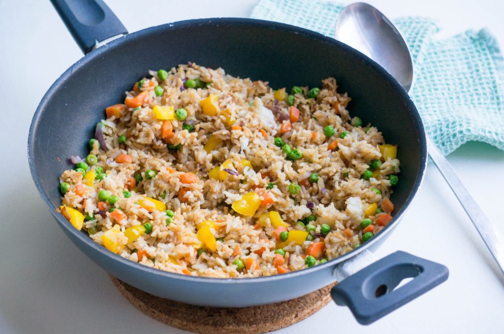 Vegetarische Gebakken Rijst - Kidshoekje.nl