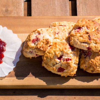 Aardbeien Scones - Kidshoekje.nl