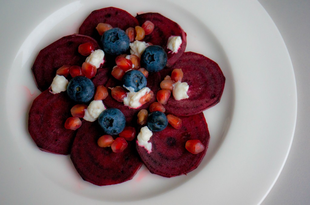 Bieten Ricotta Carpaccio