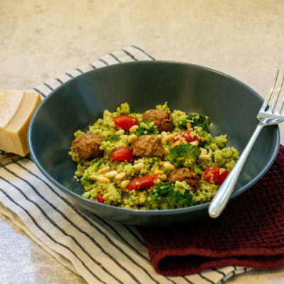 Broccoli Pesto Quinoa met Balletjes - Kidshoekje.nl