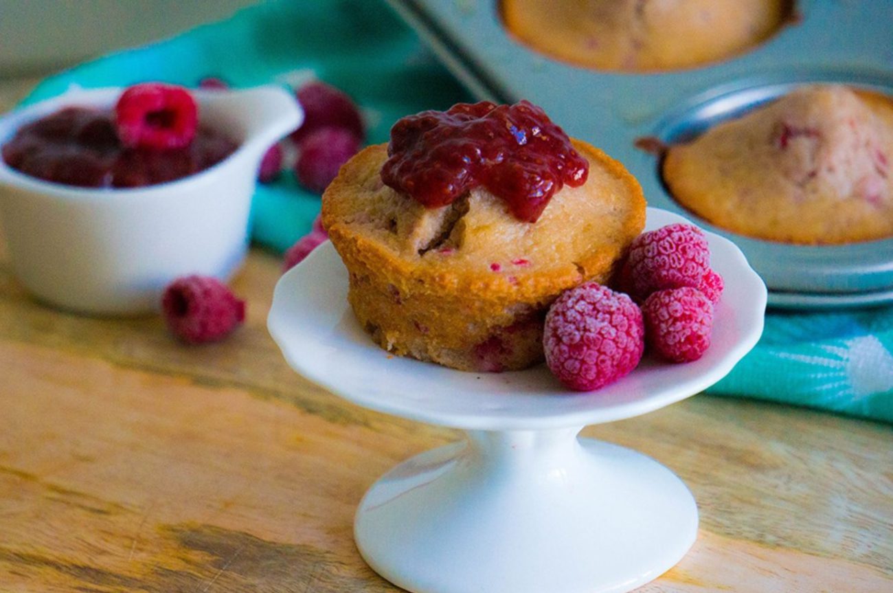 Frambozen Maple Muffins