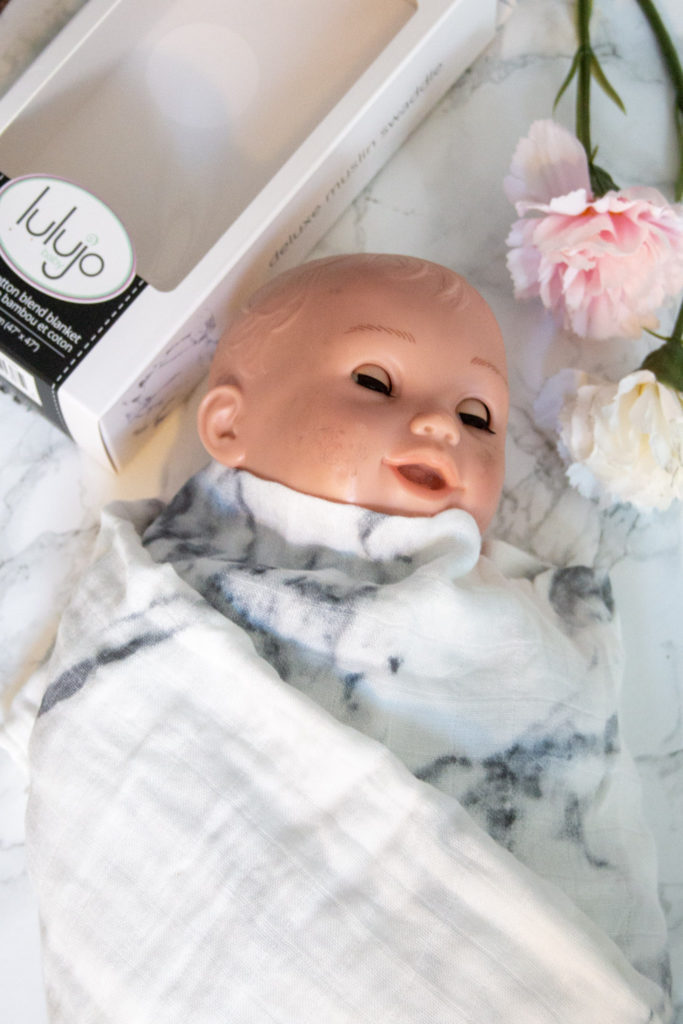 Lulujo Marble Swaddle - Kidshoekje.nl