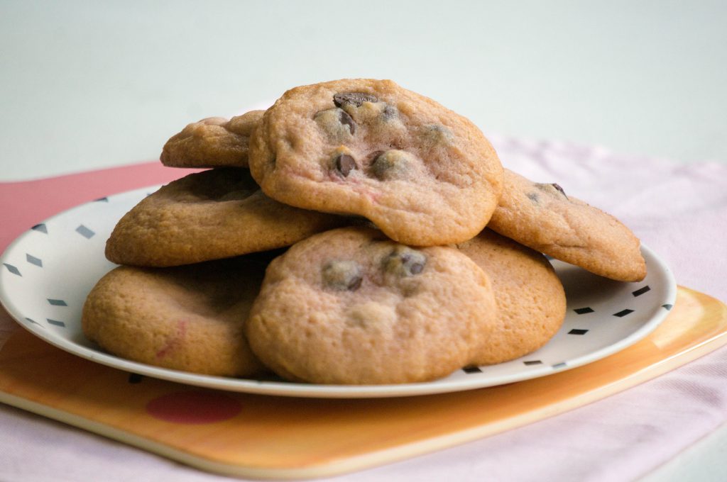Chocolade Aardbeien Pudding Koekjes