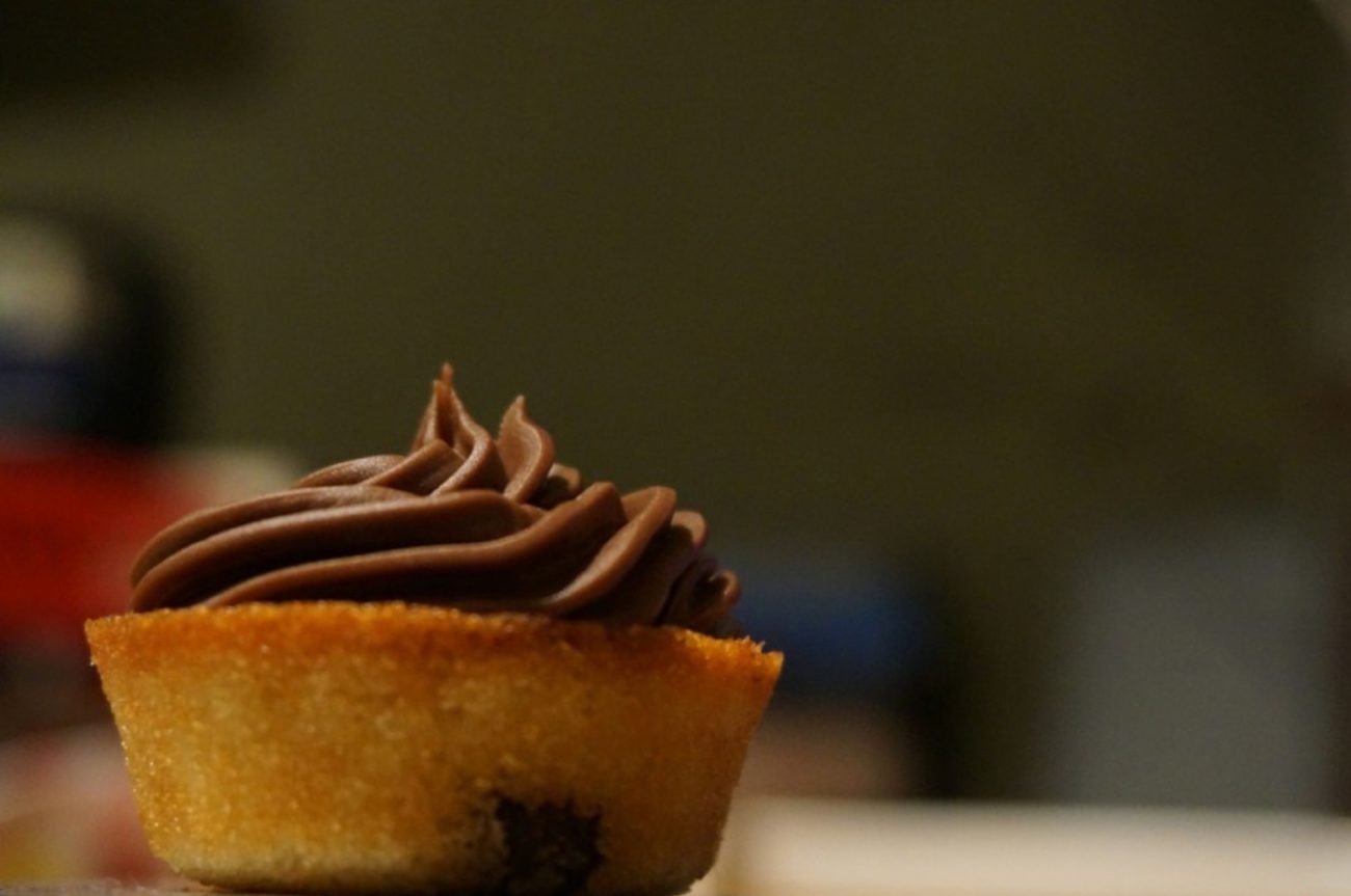 Chocolate Chip Pancake Cupcake
