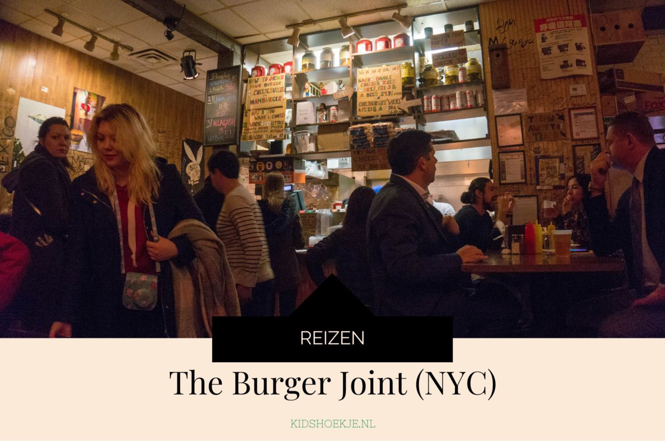 Hotspot The Burger Joint NYC - Kidshoekje.nl