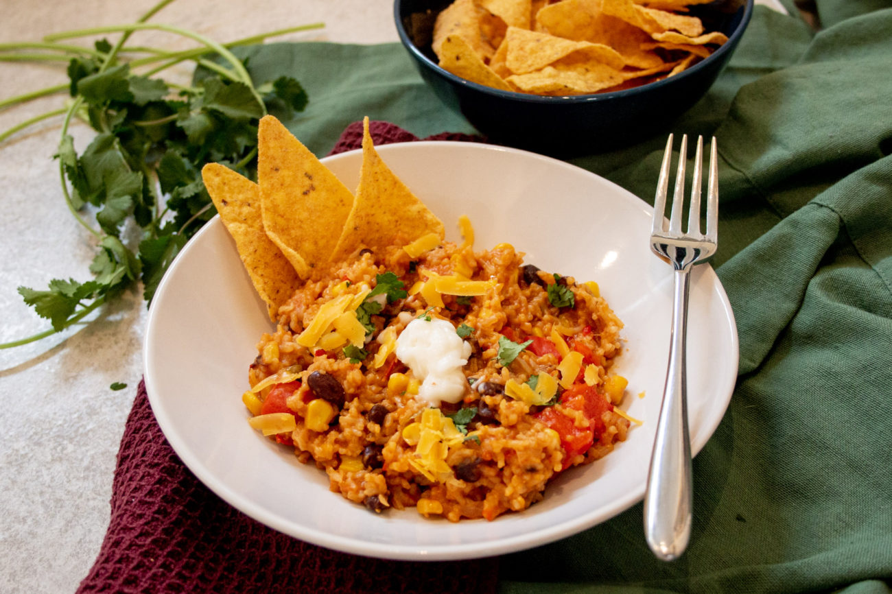Instant Pot Vegetarische Burrito Rijst Bowl