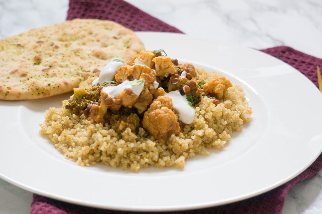 Vegetarische Tandoori Curry met Quinoa