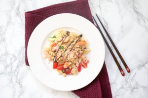 Orzo salde met zalm - Kidshoekje.nl