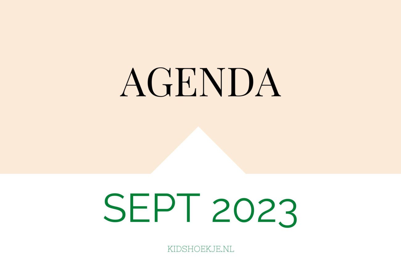 September 2023 Agenda - Kidshoekje.nl