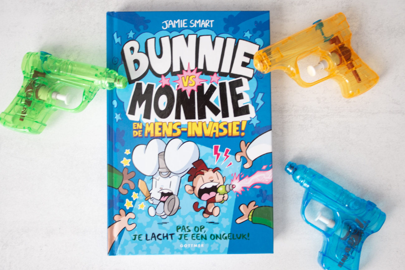 Bunnie vs Monkie en de Mens-Invasie - Kidshoekje.nl