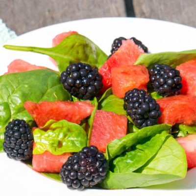 Watermeloen en Bramen Salade - Kidshoekje.nl