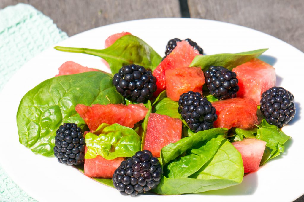 Watermeloen en Bramen Salade - Kidshoekje.nl