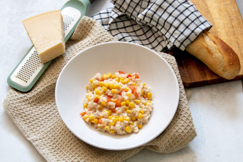 Zomer Risotto met Mais en Paprika - Kidshoekje.nl