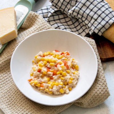 Zomer Risotto met Mais en Paprika - Kidshoekje.nl