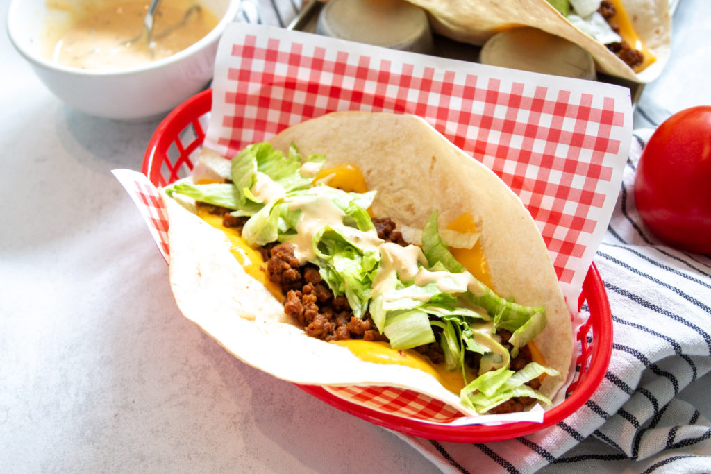 Cheeseburger Taco- Kidshoekje.nl