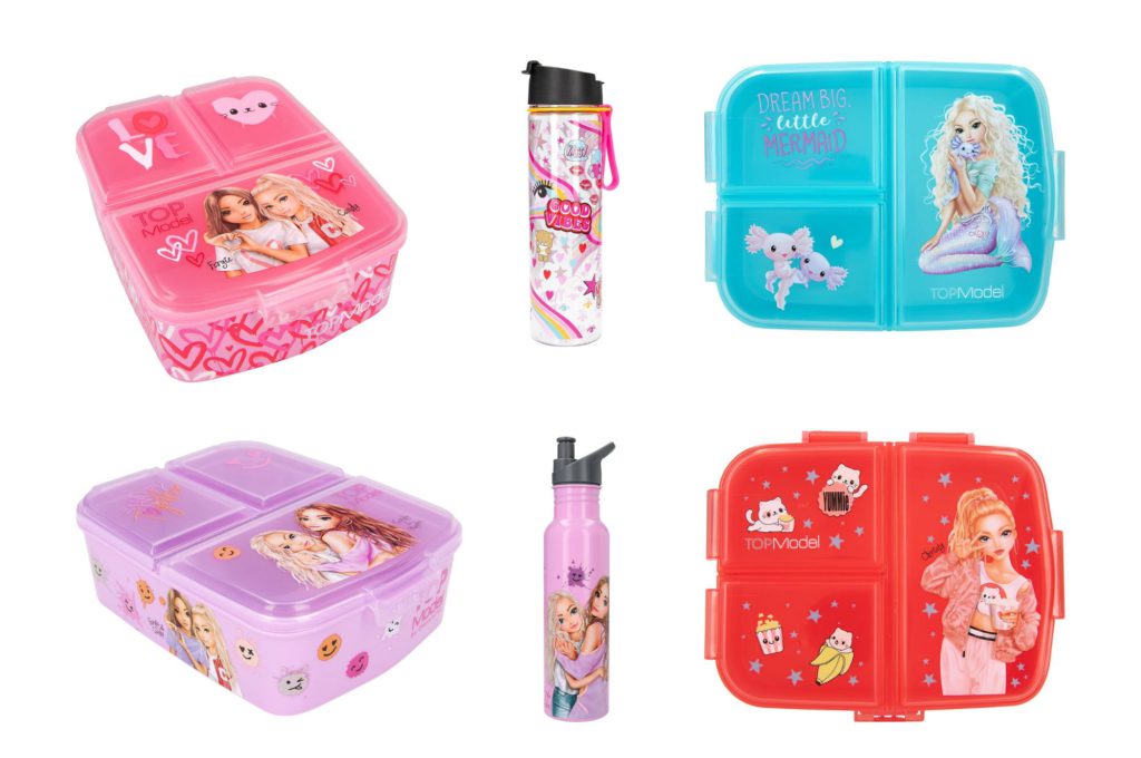 Top Model Back to School Broodtrommel en Drinkfles - Kidshoekje.nl