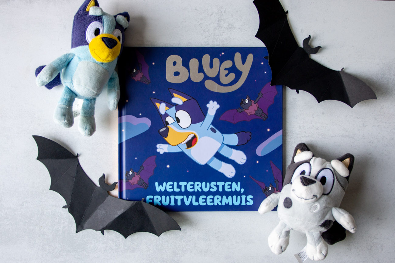 Bluey weltrusten fruitvleermuis - Kidshoekje.nl