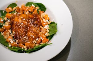 Pompoen Salade met Zalm - Kidshoekje.nl